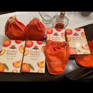 Empty Crown Royal Boxes, Bottles, and Bags.
